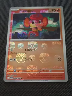 Carte Pokemon - EV10.5 Flamme Blanche - Flamajou 014/086 - Masterball Holo - Image 1