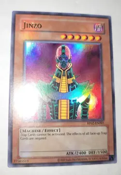Yugioh! Jinzo RP02-EN001 Ultra Rare 2020 Reprint NM - Image 2