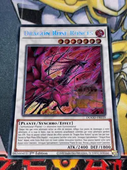 CARTE Yu Gi Oh DRAGON ROSE RONCES DOOD-FR039 1ere edition - Image 1