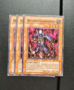 Yu-Gi-Oh - Decayed Commander 3X - Full Playset - Image 1
