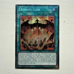 RA05-EN070 Crimson Gaia Starlight Rare 1st Ed YuGiOh - Image 1