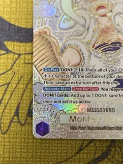 One Piece Gold Monkey D. Luffy OP05-119 Secret Rare OP11 SP - Image 5