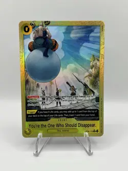 One Piece CCG You’re The One Who Should Disappear Alt Art EVENT - OP06-115 - Image 1