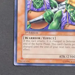 Yugioh TCG - 1x Goblin Attack Force - SD5-EN004 - NM - Common - 1st Edition 2005 - Image 3