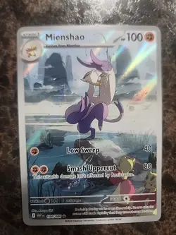 Pokemon White Flare Mienshao Illustration Card 134/086 Rare NM Condition - Image 1