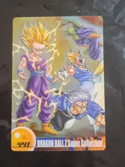 SS2 Gohan Piccolo Vegeta Trunks DRAGON BALL Super Collection Card MORINAGA 441 - Image 1