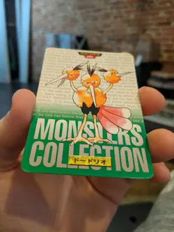 Dodrio 085 Pokemon Card Carddass Japanese Green Bandai 1996 Rare Japan F/S - Image 2