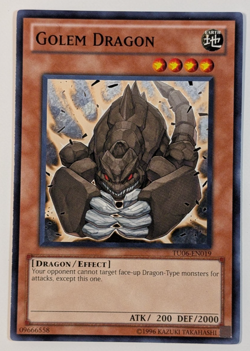 Yugioh TCG - 1x Golem Dragon - TU06-EN019 - NM - Unlimited Edition Common - 2011 - Image 1