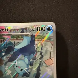 Pokemon TCG Dewott Illustration White Flare Holo Foil Card 106/086 Rare - Image 3