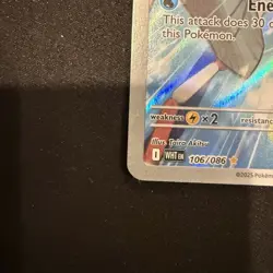 Pokemon TCG Dewott Illustration White Flare Holo Foil Card 106/086 Rare - Image 5