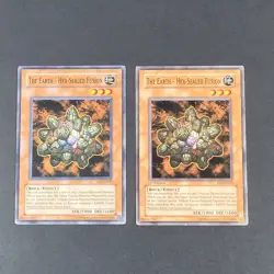 Yugioh TCG - 2x The Earth Hex Sealed Fusion - FET-EN029 - LP - Unlimited 2004 - Image 2
