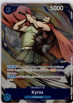 One Piece TCG Kyros OP15-042 Dash Pack Full Art English Trading Card TCG - Image 3