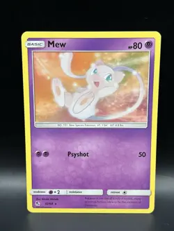 Mew 32/68 - Pokemon Hidden Fates Card - NM - Image 1