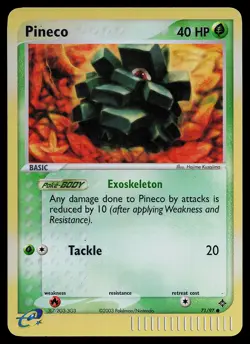 Pokemon Card - Pineco Dragon 71/97 Reverse Holo - Image 1