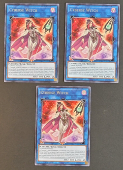 Yugioh TCG - 3x Cyberse Witch - CYHO-EN035 - NM/LP - 1st Edition - Common - 2018 - Image 1