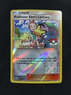 Professor Elm’s Lecture RH 188a/214 1st Place Pokemon League Challenge Card NM/M - Image 2
