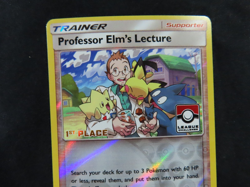 Professor Elm’s Lecture RH 188a/214 1st Place Pokemon League Challenge Card NM/M - Image 3