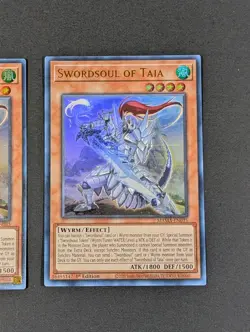 Yugioh TCG - 2x Swordsoul of Taia - MAMA-EN035 - 1st Edition Ultra Rare - 2022 - Image 5