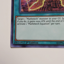 Yugioh TCG - 1x Mathmech Equation - MYFI-EN010 - VLP - Secret Rare - 1st - 2019 - Image 4