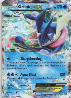 Greninja EX XY20 Holo Pokemon Black Stars Promo Card - Image 1