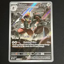 Bisharp Holo Black Bolt Illustration Rare Pokemon Card 143/086 SV - Image 1