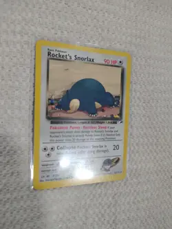 Pokemon Rocket's Snorlax 33/132 Team Rocket Rare English 2000 - Image 1