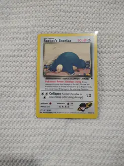 Pokemon Rocket's Snorlax 33/132 Team Rocket Rare English 2000 - Image 3