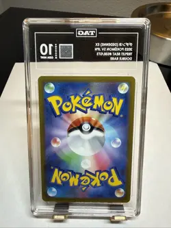 2023 Pokemon SV JPN DEDENNE EX Triple Beat 038/073 Double Rare TAG GEM MINT 10 - Image 2