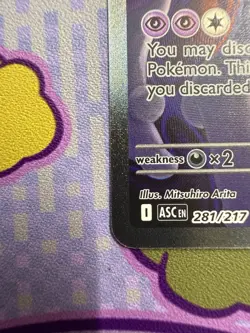 Pokemon TCG Team Rockets Mewtwo EX 281/217 Ascended Heros - Image 5