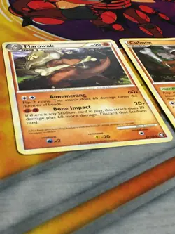 D794 POKEMON TCG TRIUMPHANT 2010 CUBONE 60 MAROWAK 44 LP-DMG - Image 3