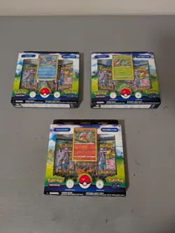 Pokemon GO TCG - Pin Collection Set of 3 (Charmander Squirtle Bulbasaur) - Image 1
