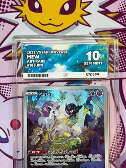 Pokemon TCG - Mew 183/172 - VSTAR Universe - Japanese AR - Graded - ACE 10 - Image 2