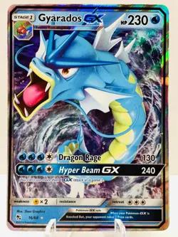 Pokemon Gyarados GX 16/68 Hidden Fates ULTRA RARE - Image 2