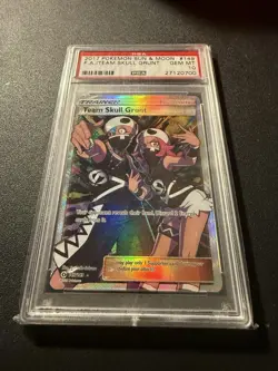 Pokemon - 2017 Sun & Moon - Full Art - TEAM SKULL GRUNT #149 GEM MINT PSA 10 - Image 1