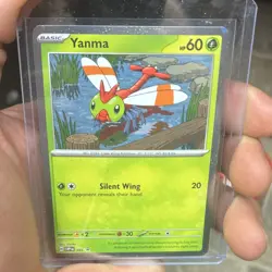 Pokemon Yanma 185 Sv Scarlet & Violet Promo Basic 60 HP Silent Wing 20 Holo - Image 1