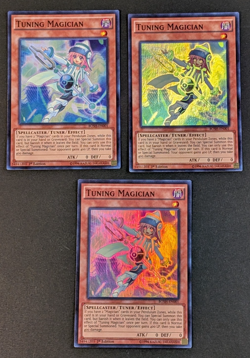 Yugioh TCG - 3x Tuning Magician - BOSH-EN001 - NM/LP - Super Rare - 1st Edition - Image 1