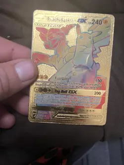 Pokemon TCG Pikachu & Zekrom GX Sun & Moon - Team Up 184/181 Holo Secret Rare - Image 3