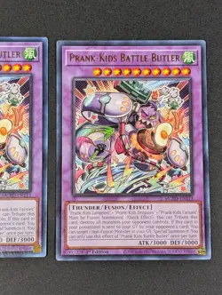 Yugioh TCG - 2x Prank Kids Battle Butler - MGED-EN113 - 1st Edition Rare - 2021 - Image 3