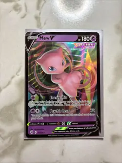 MEW V FUSION STRIKE 113/264 White Star - Pokemon Fresh Mint Holo - Image 1