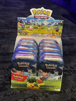 Pokemon TCG: 10x Mega Evolution Ascended Heroes Mini Tins in Display Box - Image 3