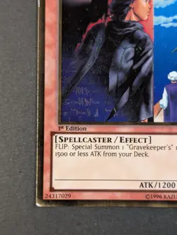 Yugioh TCG - 1x Gravekeeper's Spy - PGLD-EN082 - LP - 1st Edition - Gold Rare - Image 5