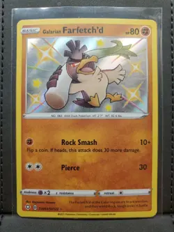 Galarian Farfetch'd - SV063/SV122 - Pokemon Shining Fates Sword Shield Shiny NM - Image 1