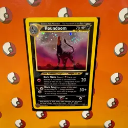 Pokemon Houndoom Neo Revelation Holo Rare 08/64 2000 70 HP Unlimited English - Image 2