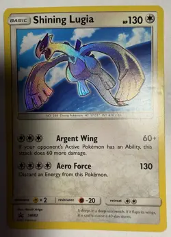 Shining Lugia - SM82 Pokemon Sun & Moon Promo Promo Near Mint - Image 3