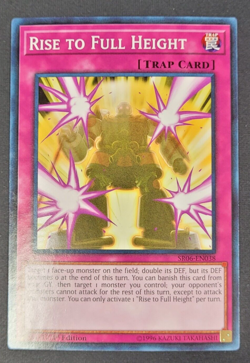 Yugioh TCG - 1x Rise to Full Height - SR06-EN038- 1st Edition - NM 2018 - Common - Image 1