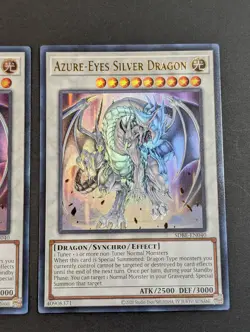 Yugioh TCG - 2x Azure Eyes Silver Dragon - SDBE-EN040 - NM/LP - Ultra Rare 2013 - Image 5