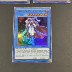 Yugioh - 3x Litmus Doom Swordsman - BLRR-EN013 - 1st - Ultra Rare - LP/NM, 2018 - Image 4