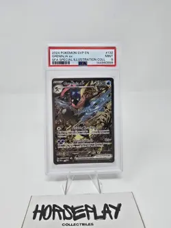 2024 POKEMON SVP EN-SV BLACK STAR PROMO #132 GRENINJA EX PSA 9 - Image 1