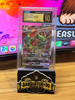 Pokemon TCG CGC Pristine 10 Rayquaza VMAX 047/067 Blue Sky Stream - Image 1