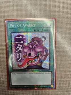 Pot Of Avarice RA05-EN114 Starlight Rare 1st Edition Yugioh EURO Print - Image 1